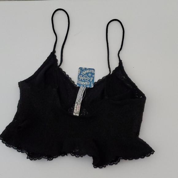 49. 🆕 Free People Fleur De Lys Lace Crop Cami - Picture 6 of 7